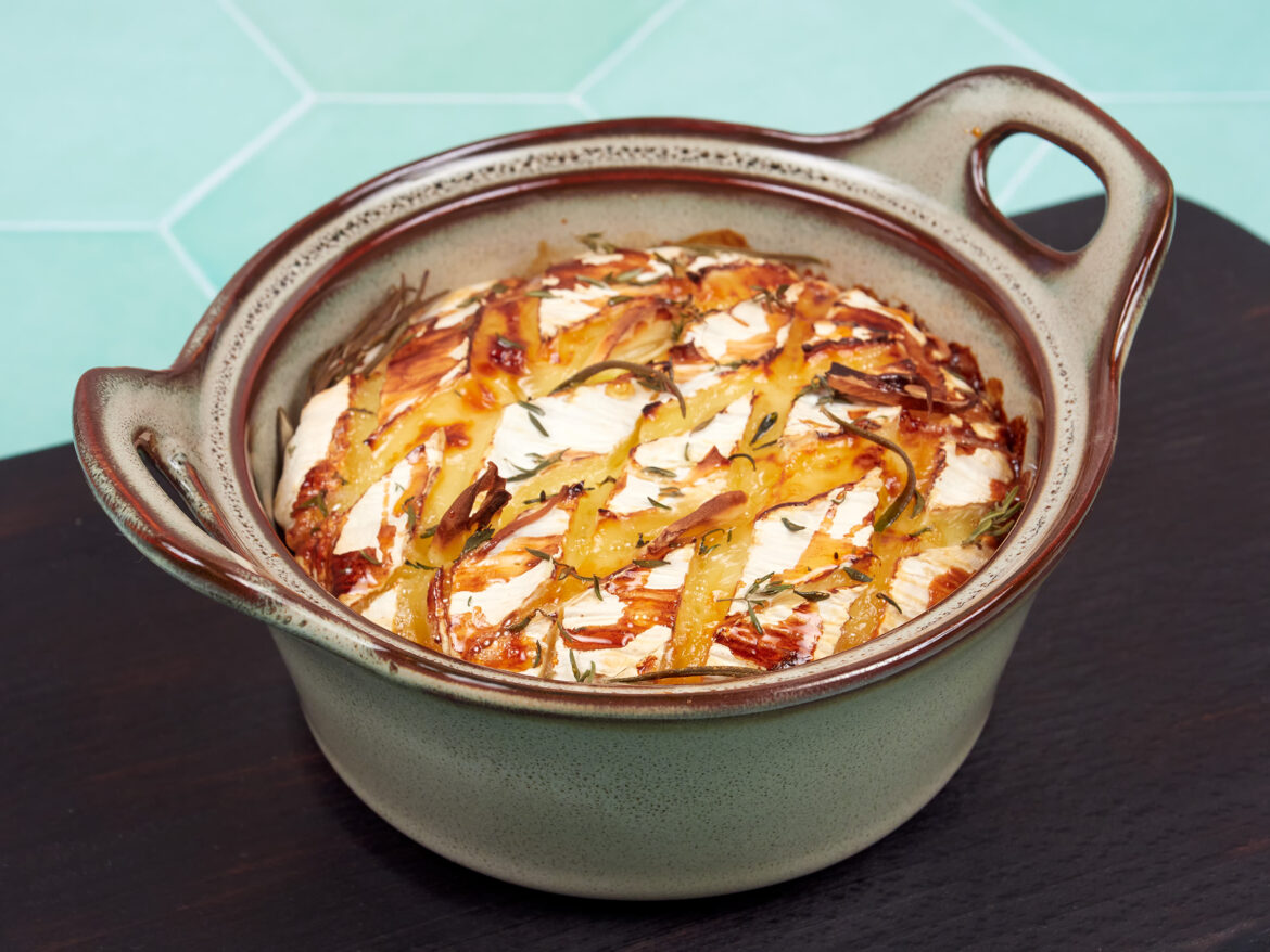 Camembert copt la air fryer